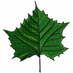 Leaves Embroidery Design 9